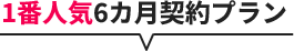 1番人気6カ月契約プラン